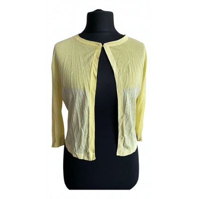 Pre-owned Ted Baker Yellow Cotton Knitwear