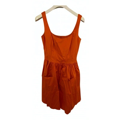 Pre-owned Gio' Guerreri Mid-length Dress In Orange