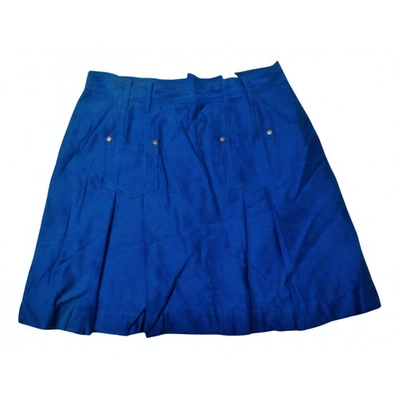 Pre-owned Byblos Mini Skirt In Metallic