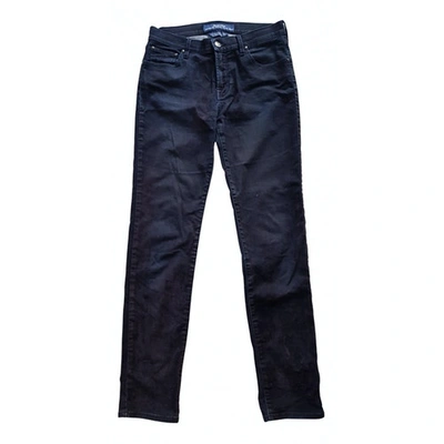 Pre-owned Jacob Cohen Slim Jeans In Navy