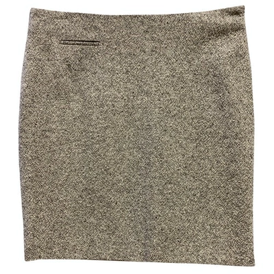 Pre-owned Jil Sander Wool Mini Skirt In Other