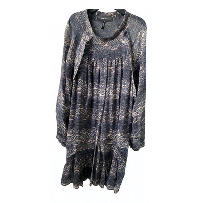 Pre-owned Isabel Marant Silk Mid-length Dress In Multicolour
