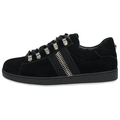 Pre-owned Balmain Low Trainers In Black