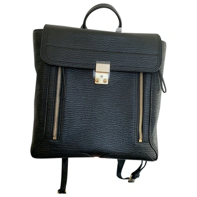 Pre-owned 3.1 Phillip Lim / フィリップ リム Pashli Leather Backpack In Black