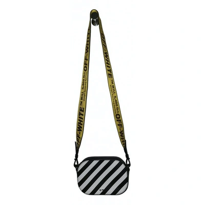 Pre-owned Off-white Leather Crossbody Bag In Multicolour