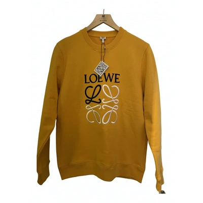 Pre-owned Loewe Orange Cotton Knitwear & Sweatshirts