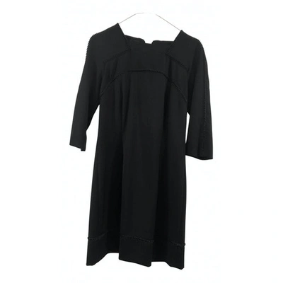 Pre-owned Tonello Mini Dress In Black