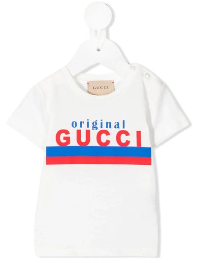 Gucci Babies' Original -print T-shirt In 9061