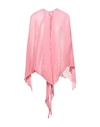 Jw Anderson Woman Capes & Ponchos Pink Size M Polyester