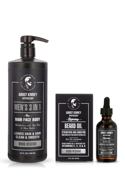 Abbot Kinney Apothecary The Ultimate Men's Grooming Set In Wood Reserve Fragrance