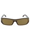 BALENCIAGA BALENCIAGA EYEWEAR SHIELD RECTANGLE SUNGLASSES