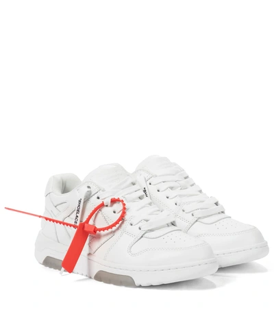Off-white Out Of Office Leather Sneakers In White