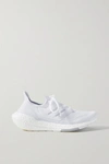 Adidas Originals Ultraboost 21 Primeblue Sneakers In White