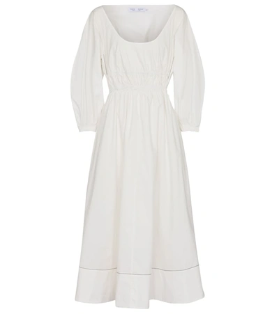 Proenza Schouler White Label Cotton Poplin Midi Dress