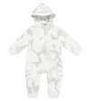 DOLCE & GABBANA BABY CAMOUFLAGE COTTON ONESIE,P00539314