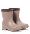 BRUNELLO CUCINELLI EMBELLISHED RUBBER BOOTS,P00556162