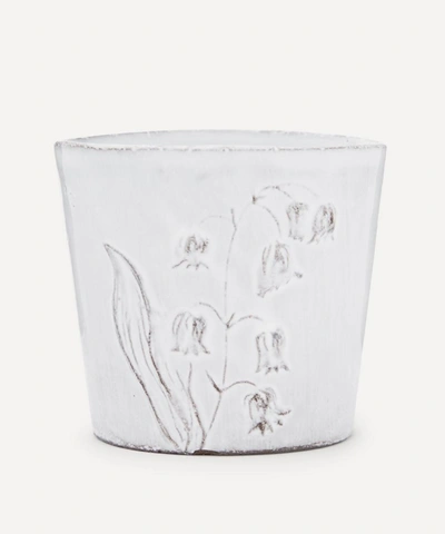 Astier De Villatte Fleurs Lily Of The Valley Tumbler In White
