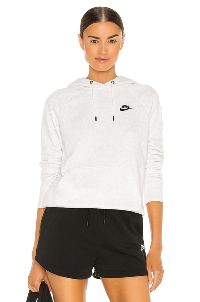 Nike Women's  Sportswear Essential Fleece Pullover Hoodie (plus Size) In Grey