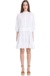 SEE BY CHLOÉ DRESS IN WHITE COTTON,CHS21SRP10020101