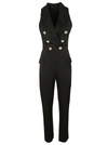 BALMAIN DOUBLE-BREASTED JUMPSUIT,11748699
