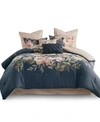 Madison Park Camillia 8-pc. Comforter Set, King In Navy