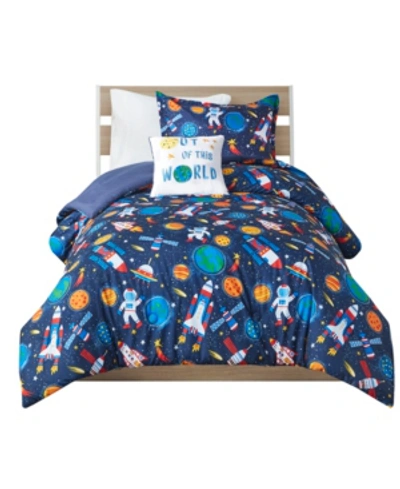 MI ZONE JASON OUTERSPACE 4-PC. COMFORTER SET, FULL/QUEEN