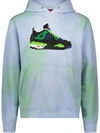 Mostly Heard Rarely Seen 8-bit Sneaker Print Hoodie In Blue