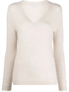 12 STOREEZ V-NECK CASHMERE JUMPER