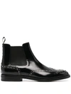 Church's Black Ketsby Rivet And Ankle Boots In Black