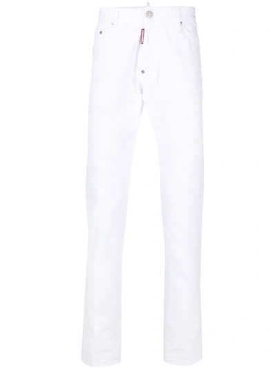 Dsquared2 Straight-leg Jeans In White
