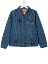 Levi's Teen Button-up Denim Jacket In Blue