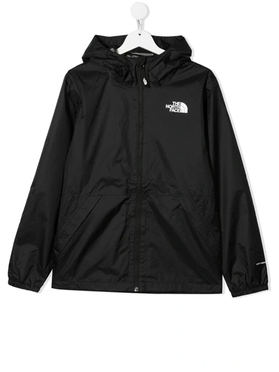 The North Face Kids' Logo Chest-print Hoodie In Black