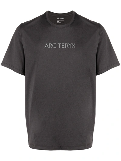 Arc'teryx Remige Word Logo-print T-shirt In Grey