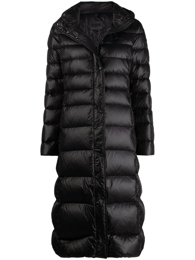 Blauer Long Puffer Coat In Black