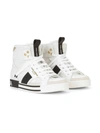 Dolce & Gabbana Logo-embossed Lace-up Sneakers In White