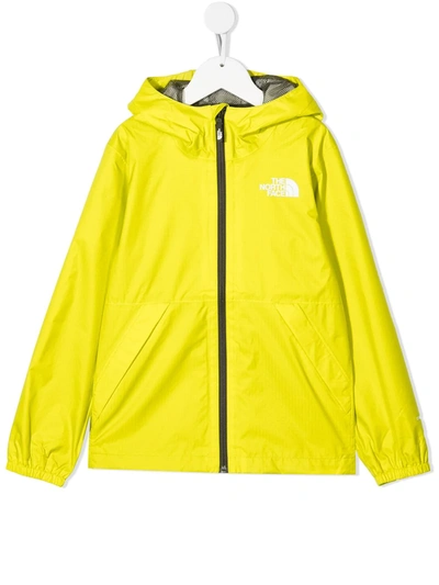 The North Face Kids' Logo Chest-print Hoodie In Green