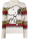 ALANUI SNOOPY KNITTED JUMPER