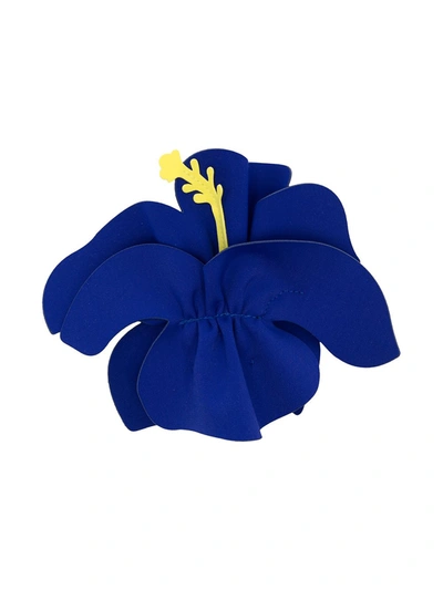 Il Gufo Kids' 花卉细节发夹 In Blue