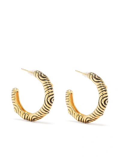 Aurelie Bidermann Miri Hoop Earrings In Gold