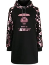 AAPE BY A BATHING APE GRAPHIC-PRINT HOODED SHIFT DRESS