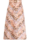 ZIMMERMANN A-LINE PAISLEY-PRINT SKIRT