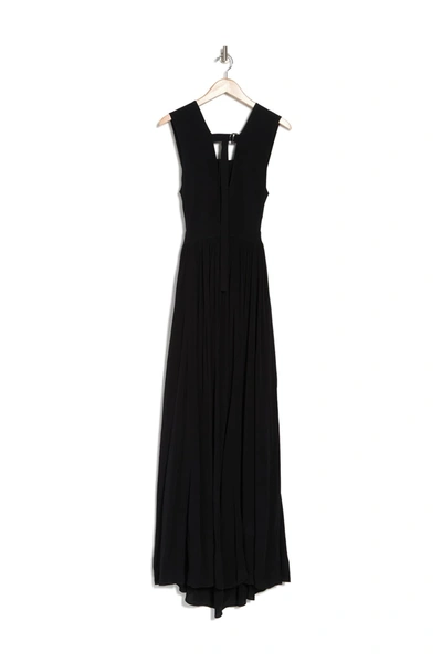 Proenza Schouler Plunge Neck Sleeveless Maxi Dress In Black