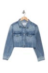 Frame Ultra Crop Denim Jacket In Odette