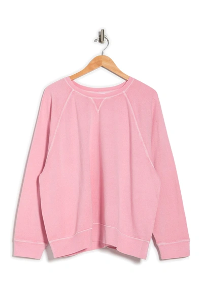 Abound Raglan Sleeve Pullover In Pink Candy