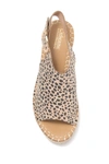 Catherine Catherine Malandrino Cirkly Espadrille Wedge Sandal In Spotted Le