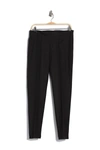 Vince Camuto Side Zip Ankle Crop Pants In Rich Black