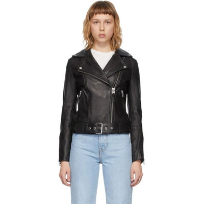 Mackage Black Leather Kylie Jacket