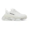 Balenciaga Triple S Clear-sole Trainer Sneakers In White