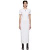 MARINE SERRE WHITE COCOON T-SHIRT DRESS