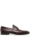 MAGNANNI LEATHER PENNY LOAFERS